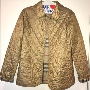Burberry London Nova Check Diamond Quilted Jacket